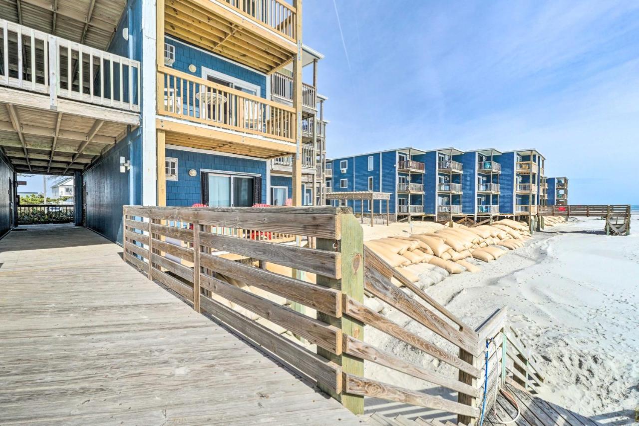 North Topsail Condo - Steps To Beach! 노스 톱세일 비치 외부 사진